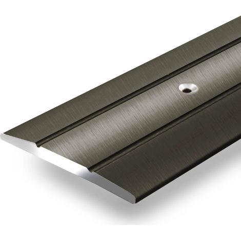 Karat – Barre de seuil en aluminium pré-percée – Forme C – Largeur 36 mm – Longueur 90 cm – Fixation par vis pour sols en parquet et stratifié