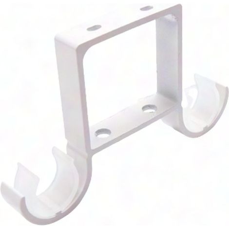 Support de tringle à rideau double en alliage d'aluminium robuste - Fixation plafond dorée pour fenêtre, quincaillerie résistante (1/5)