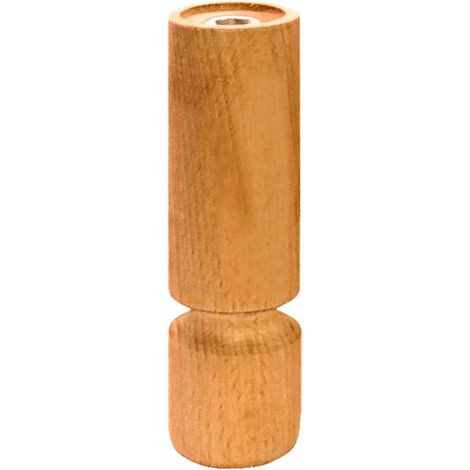 MOBILA - PIEDE BIRILLO IN LEGNO NATURALEH 130MM DIAMETRO 40 MM