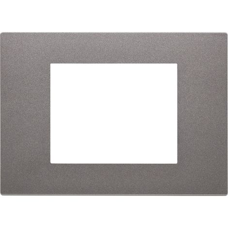 Placca 3 MODULI metal verniciato SERIE LINEA VIMAR 30653.22