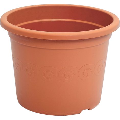 Maceta PLASTICA 3,5L., dimensiones (mm) 230x230x174, color Terracota