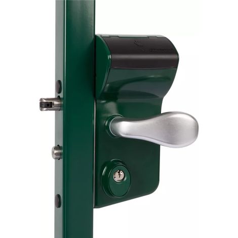 Serrure à code mécanique LMKQ - LOCINOX - Pour tube carré de 60 à 80 mm - Vert ral 6005