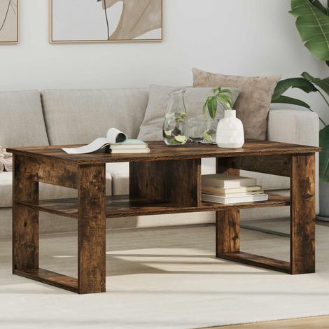 Couchtisch Geräucherte Eiche 96 x 54 x 44 cm Holzwerkstoff
