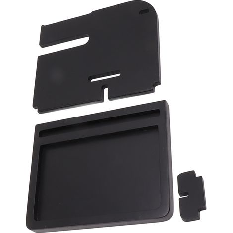 Support Téléphone Multifonction avec Porte-Cartes, Montre et Clés, Organisateur de Table de Chevet, Couleur Foncée (1/5)