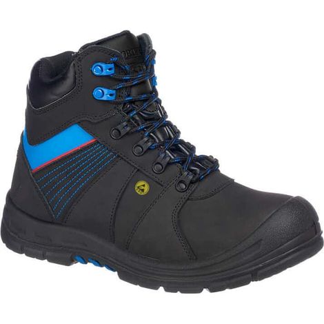 Sicherheitsschuhe Portwest Compositelite Protector S3 ESD HRO Farbe: Schwarz/Blau Größe 46 - Portwest