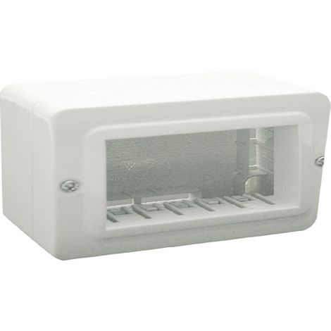Ave contenitore minicanali  autoportante ral9010 bia s44 6 moduli 44qc06
