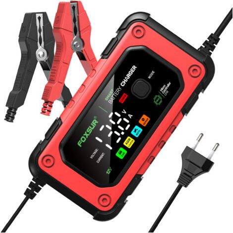 Mainteneur de chargeur de batterie intelligent 12V/24V – Protection multiple – Réparation pour voiture et camion – AGM/Gel/Wet/SLA (1/5)
