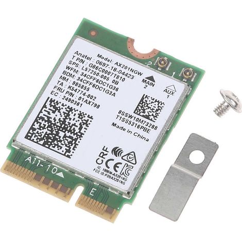 AX201NGW Dualband-WLAN-Karte, Bluetooth-kompatibler 5.0-Netzwerkadapter (802.11ac) (1/5)