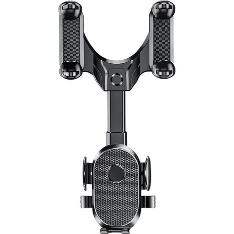 Support téléphone pour rétroviseur de voiture multifonction rétractable (4,5-7 pouces) rotation 360° (1/5)