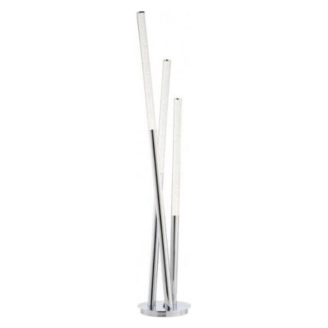Endon Glacier - Lampadaire LED 3 Lumières Chrome, Acrylique Avec Bulles (1/4)