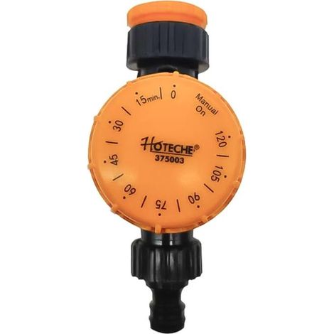 HOTECHE programador riego manual 2 horas , Programador de riego 2 horas Hoteche Ideal para gestionar el riego en jardines, huertos o áreas con restricciones de agua Funcion (1/2)