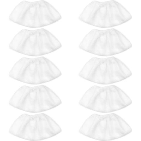 Paquete de 10 protectores de microfibra para accesorios de vapor Karcher EasyFix SC2, SC3 y SC4. Funda de repuesto para boquilla de mano. (1/5)