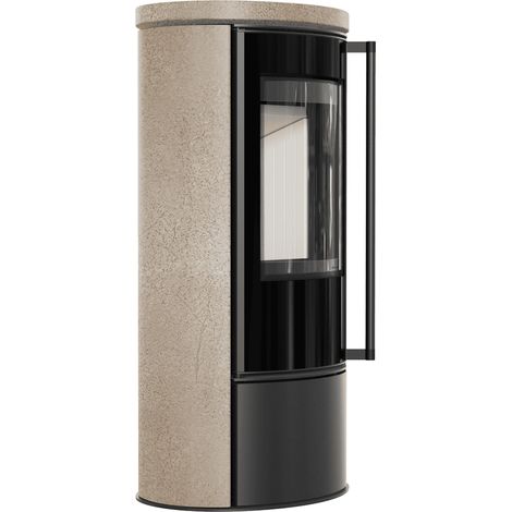 KRATKI ERIK Ø150 5,5 kW Keramikofen GOLD SATIN mit Keramikabdeckung (1/5)