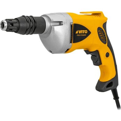 Visseuse pour plaque de platre 600W Sens de rotation réversible Vitesse variable Vis jusqu'à 6 mm VITO (1/5)