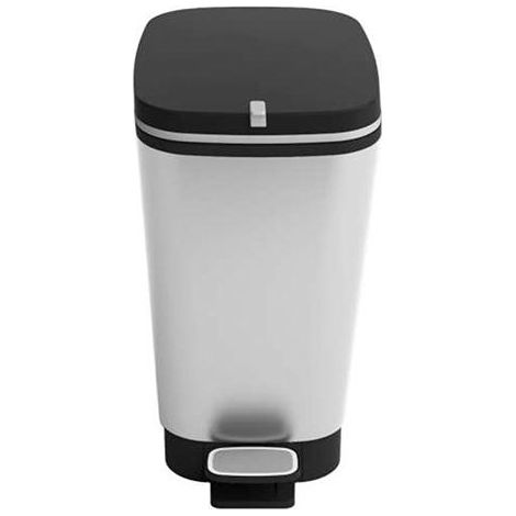 CURVER Cubo Chic Bin con pedal M 30-35l metalizado