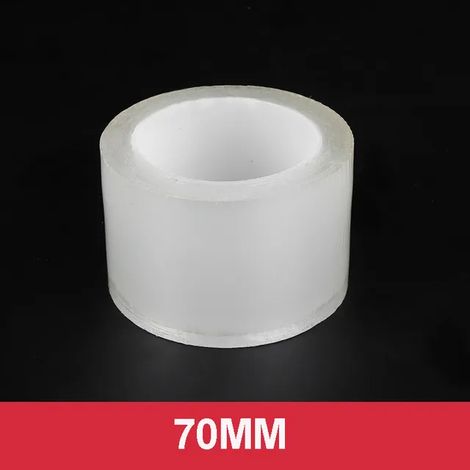 (10 m - 70 mm) Autocollants de protection transparents pour voiture, protection de seuil de porte, protection anti-rayures, ruban nano pour pare-chocs. (1/5)