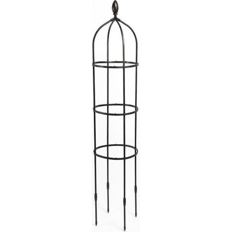 Obélisque de Jardin, Tuteur Plante Grimpante, Jardin Tuteurs de Plantes, Treillis Fleur Soutien de Arche de Jardin en Forme de Tour pour Plantes grimpantes