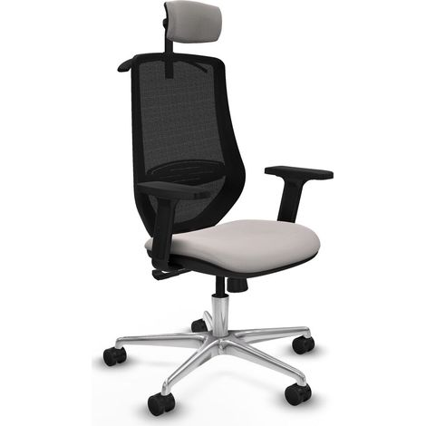 Sedia Ufficio con Poggiatesta Mardos Piqueras y Crespo D086N2H Bianco (1/5)