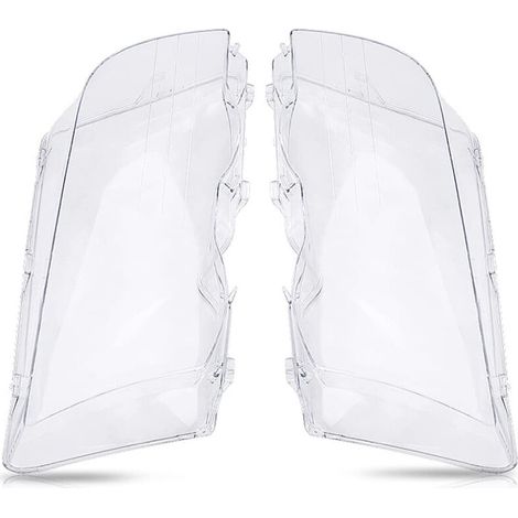 Cubierta de faro frontal izquierda y derecha, 15x7 pulgadas, lentes claras para BMW E46 Serie 3 4 puertas 1998-2001 (1/4)