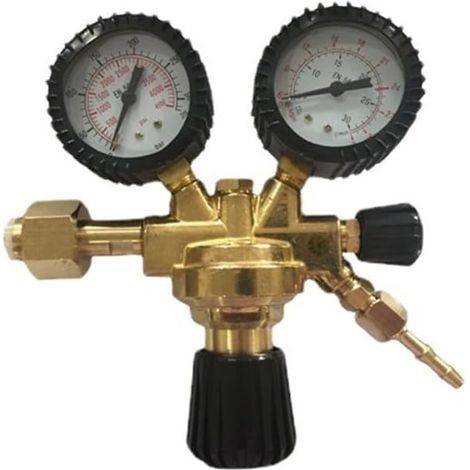 Réducteur de pression Détendeur Argon Co2/azote MIG MAG TIG régulateur de pression gaz de protection (1/4)