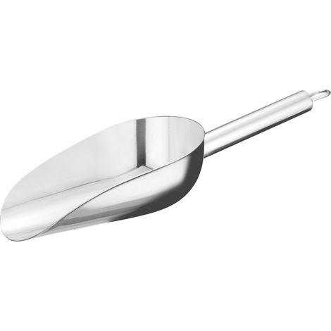 Cuchara de acero para hielo de barman con soporte 0,54 l
