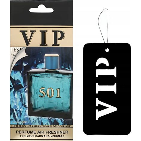 Ambientador para coche Caribi VIP 501 con fragancia Versace Eros (1/2)