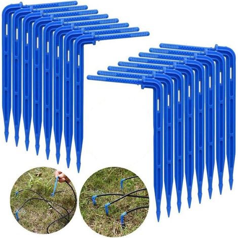 Packung mit 50 Bewässerungspfeilen für Gartenschläuche, Zubehör für Tropfbewässerungssysteme, Tropfbewässerung für Topfpflanzen (1/4)