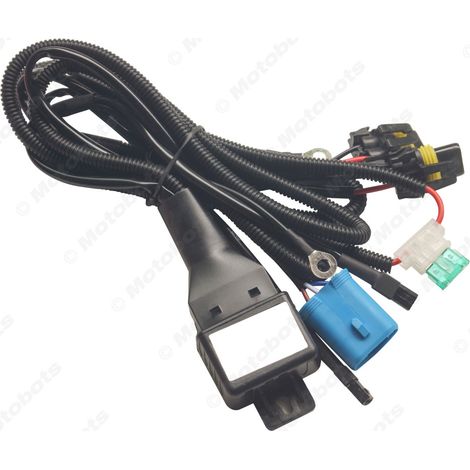 12V 35W/55W Universal 9004/HB1/9007/HB5 HID Xenon Headlight Retractable Wiring Assembly (1/4)