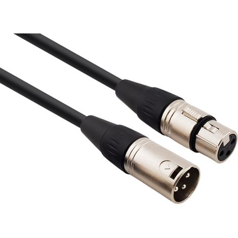 Cavo per microfono Red's Music - XLR femmina / XLR maschio - Economico - MC0130 - 3 m (1/4)