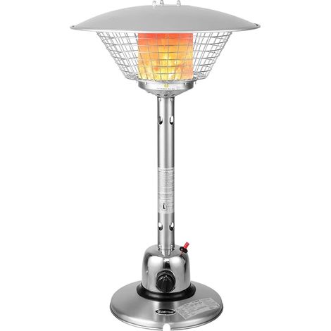 GOPLUS 2000-4000 W Chauffage de Table Portable avec Régulateurs de pression & Tuyau de gaz & rotection contre Trébuchements, 2 Modes (1/5)