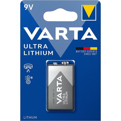 Varta ultra lithium batterie 9v in blisterverpackung 224317893 (1/2)