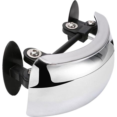 Motorrad Toter Winkel Spiegel - Motorrad Weitwinkel Rückspiegel 180 Grad - Windschutzscheibenmontage Zubehör Für Street Cruiser Roller Und Fahrrad (1/5)