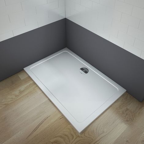 Plato de Ducha Cuadrado o Rectangular para Mamparas de Baño 120x80cm