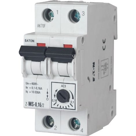Interruttore motore a 2 poli Z-MS-0.40/2 (1/4)