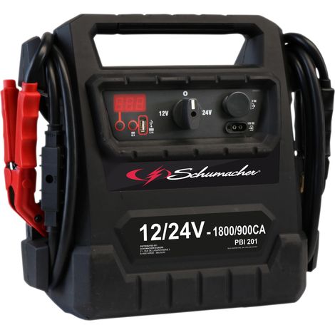 Draper 13707 Schumacher PBI201 12/24V Booster, 1800/900CA (1/4)