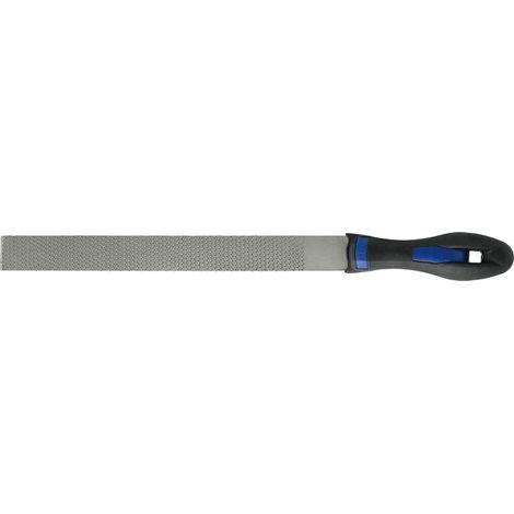 Râpe à bois avec manche, plate, Long. : 250 mm, Taille 2, Coupe transversale 25,0 x 7,5 mm (1/2)