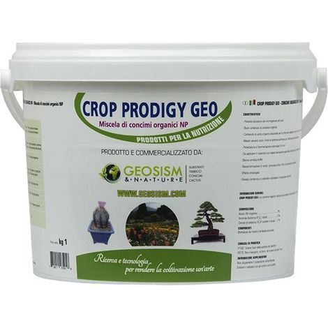 Crop Prodigy 1/3 mm (1 kg), concime granulare per bonsai, piante e fiori (1/3)