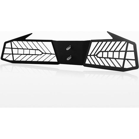 1 color: Black Material: Metal Motorcycle headlight cover, headlight guard, front headlight guard (1/5)