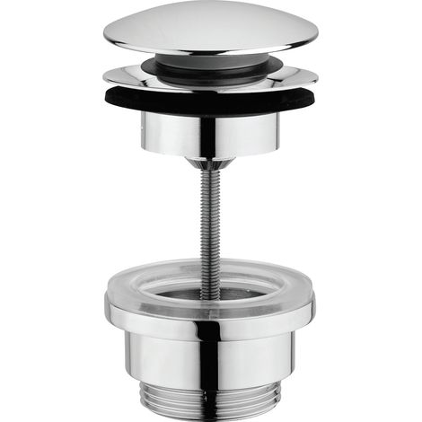 Bonde de lavabo universelle 4 en 1 - 0/63mm - Chromé (1/2)