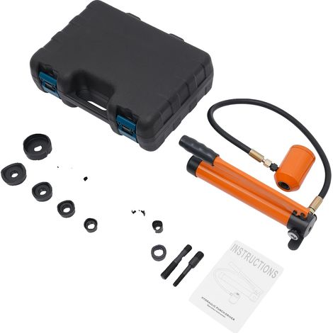 Hydraulisches Lochstanzer-Set, manuelle Bedienung, vielseitige Anwendungen, Orange (1/2)