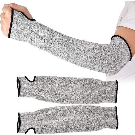 Mangas de seguridad resistentes a los cortes, nivel 5, manga protectora para el brazo, protección resistente a la abrasión para el brazo. (1/5)