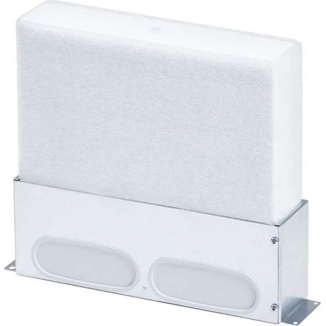 Vaillant Uscita aria a pavimento, con 2 attacchi per tubo dell'aria piatto 52x132 mm, 0020203697