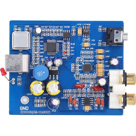 Module carte son externe HiFi DAC décodeur amplificateur audio 24bit 96K SA9023 ES9018K2M (1/5)