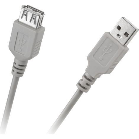 Câble USB type A KPO2783-3 avec prise et fiche de 3 m
