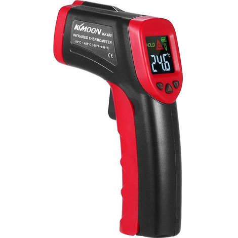 KKmoon -50~480℃ 12:1 Handliches digitales berührungsloses Infrarot-Thermometer Temperaturmessgerät Pyrometer Industrie (1/5)