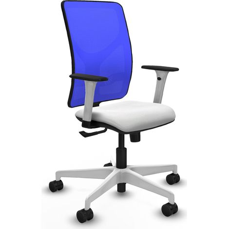 Silla de oficina piqueras y crespo Motilla azul tela malla (1/2)