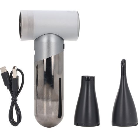 Mini ventilador turbo eléctrico, 110.000 RPM, soplador de aire portátil inalámbrico para teclados de ordenador, exteriores, coches y hogares. (1/5)