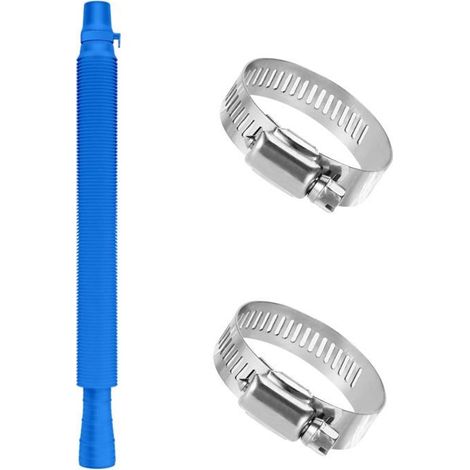 Ecleanfy - Adaptateur tuyau piscine 32/38 mm AIMOONSA, 1,25"→1,5", plastique haute résistance + colliers inox (1/5)