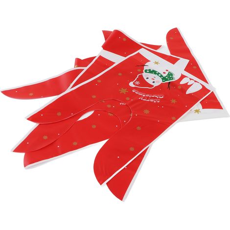 100 Pochettes Cadeaux Gourmandes Réutilisables pour Noël - 100Pcs Sachets Alimentaires Écologiques pour Chocolats et Biscuits (1/5)