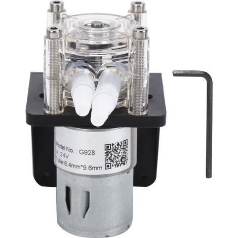 Pompe péristaltique de haute qualité, grand débit, résistante à la Corrosion, avec tête PC transparente, 500 mL/min, 24V (1/5)